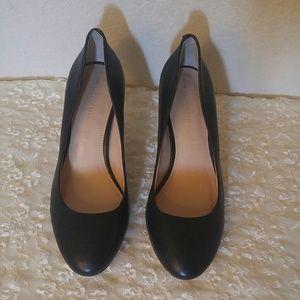 Banana Republic Pumps Heels Black Leather